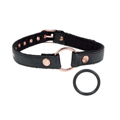 2720-45 SE/ Кляп открытый с кольцом Entice Open Mouth Gag черный