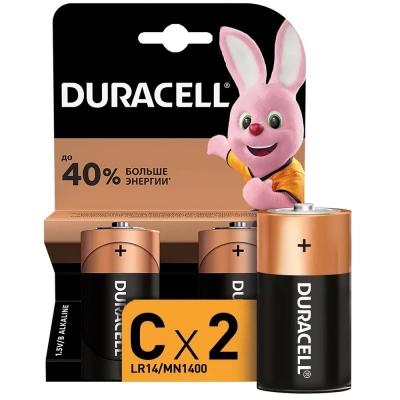 Батарейка большая DURACELL-C тип C (C/LR14)